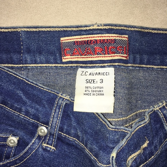 Retro UNIQUE jeans w fringe trim- 3 - Picture 11 of 11